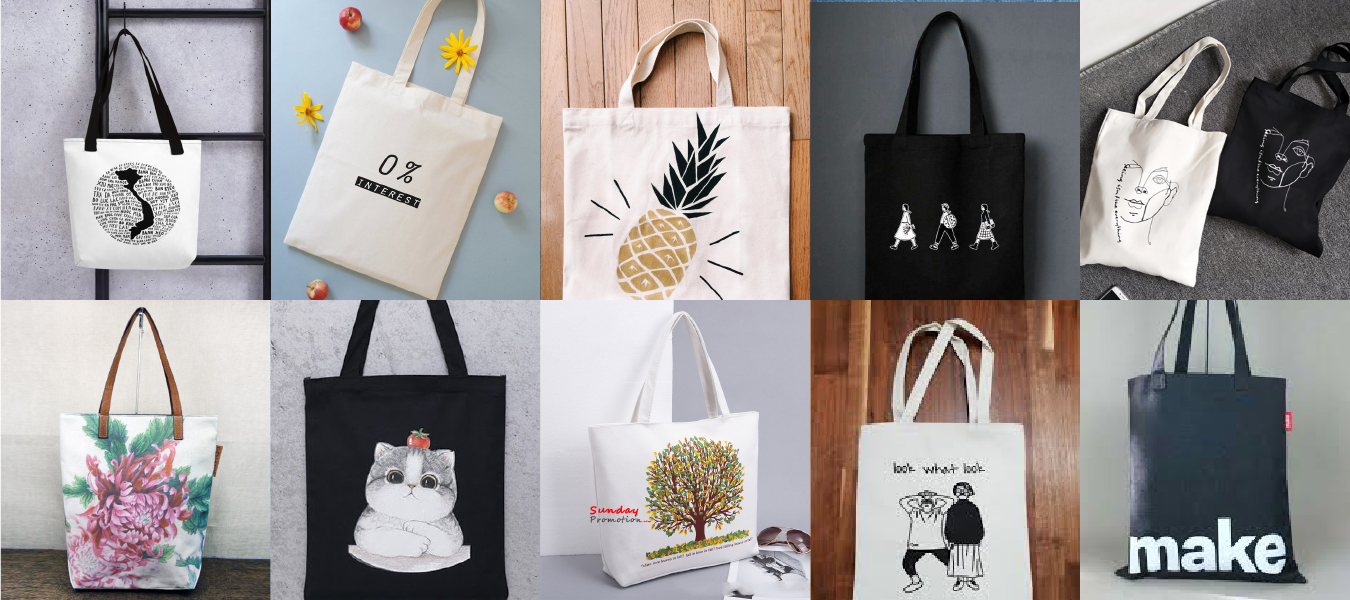 PRINTED Canvas BAGS